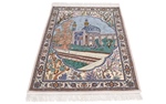 blue mosque pictorial isfahan rug