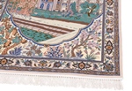 blue mosque pictorial isfahan rug