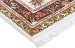 4x3 silk handmade qum persian rug