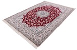 silk nain 6la red persian carpet