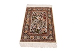 silk metal turkish hereke carpet
