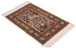 silk metal turkish hereke carpet