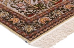 silk metal turkish hereke carpet