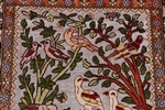 silk metal turkish hereke carpet