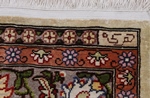 silk metal turkish hereke carpet