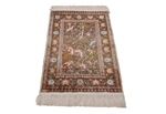 silk metal turkish hereke carpet