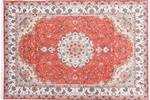6x5 silk tabriz persian carpet