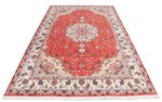 6x5 silk tabriz persian carpet