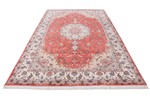 6x5 silk tabriz persian carpet