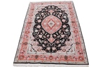 5x3 tabriz persian rug with silk