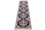 6ft silk nain persian rug runner