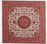 8ft 250cm square tabriz rug