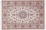 8ft 5ft silk isfahan carpet