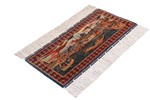 1600kpsi bosphorus blue mosque pictorial hereke silk carpet