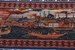1600kpsi bosphorus blue mosque pictorial hereke silk carpet