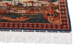 1600kpsi bosphorus blue mosque pictorial hereke silk carpet