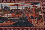 1600kpsi bosphorus blue mosque pictorial hereke silk carpet