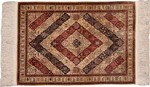 signed silk hereke turkish carpet