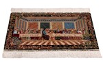biblical last supper ozipek hereke silk carpet