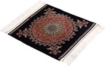 square cinar hereke silk carpet