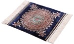 square cinar hereke silk carpet
