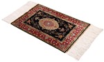 turkish hereke signed ozipek silk carpet