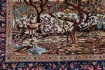 framed silk hereke turkish carpet