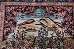 framed silk hereke turkish carpet