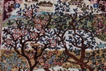 framed silk hereke turkish carpet