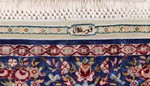 framed silk hereke turkish carpet