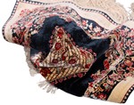 square turkish hereke silk carpet 900 kpsi