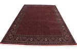 fine bidjar persian rug with silk