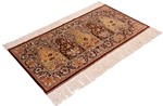 silk metal turkish hereke carpet