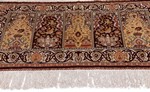silk metal turkish hereke carpet