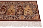 silk metal turkish hereke carpet