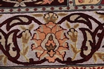 silk metal turkish hereke carpet