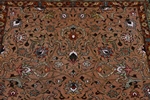 metal silk turkish hereke carpet
