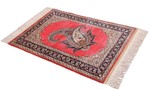 turkish silk carpet boteh paisley design
