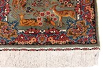 old pictorial hereke ozipek silk turkish carpet