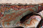 old pictorial hereke ozipek silk turkish carpet