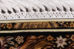 khan khali hereke silk carpet pictorial horses carpet