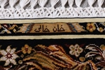khan khali hereke silk carpet pictorial horses carpet