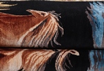 khan khali hereke silk carpet pictorial horses carpet