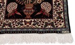 rare signed kouchouk aghi silk hereke carpet