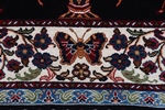 rare signed kouchouk aghi silk hereke carpet