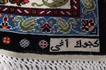 rare signed kouchouk aghi silk hereke carpet
