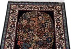 rare signed kouchouk aghi silk hereke carpet