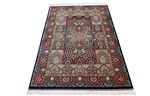 finest signed silk qum persian carpet