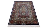 finest signed silk qum persian carpet