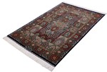finest signed silk qum persian carpet